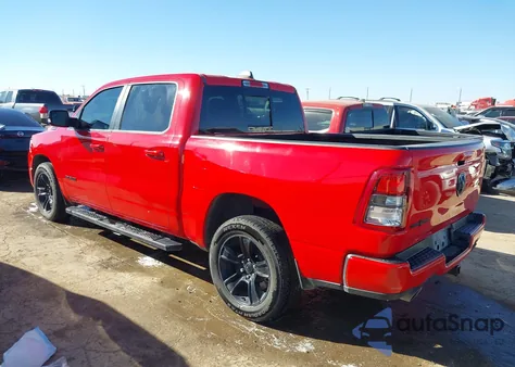 2021 Ram 1500 Lone Star 4X2 5'7 Box z USA, uszkodzony, nr VIN 1C6RREFT3MN690516